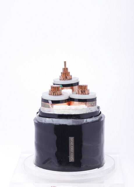 3.6/6kV 1X300 Cu/XLPE/PE Power Cable Copper Core XLPE Insulation PE Sheated Overhead Cable