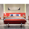 Modern Simple Luxury Home/Hotel King Size Lether/Fabric Bed