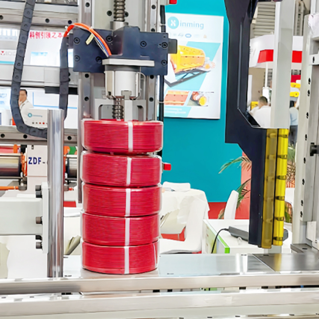 Automatic Coiling/Belting/Shrinking/Robot Stacking Line CLS-5000, High-Speed Packaging, Alloy Steel Frame, IoT-Enabled