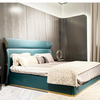 Modern Simple Luxury Home/Hotel King Size Lether/Fabric Bed
