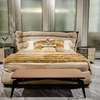 Modern Simple Luxury Home/Hotel King Size Lether/Fabric Bed